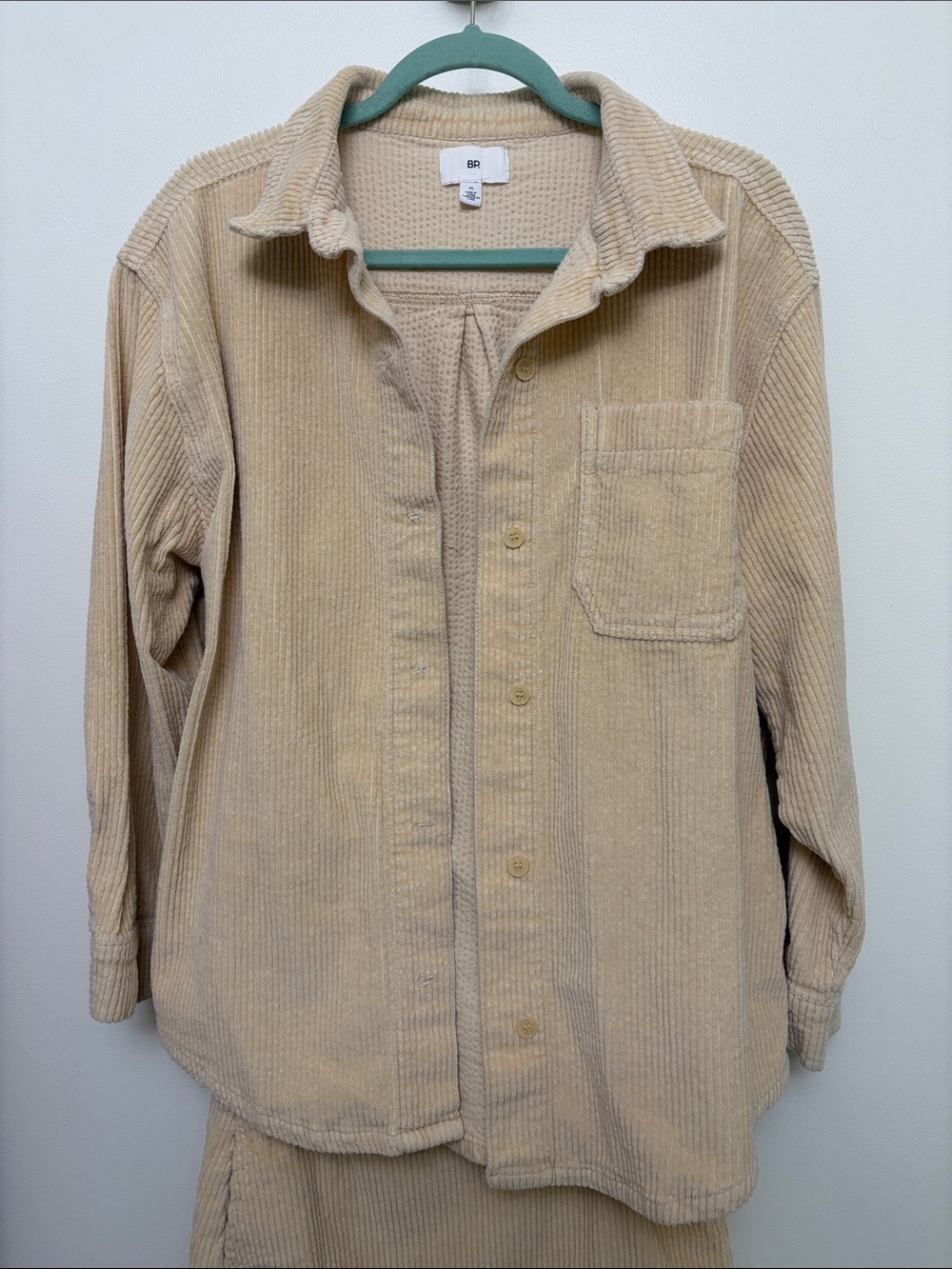 Butter Yellow Oversized Corduroy Jacket